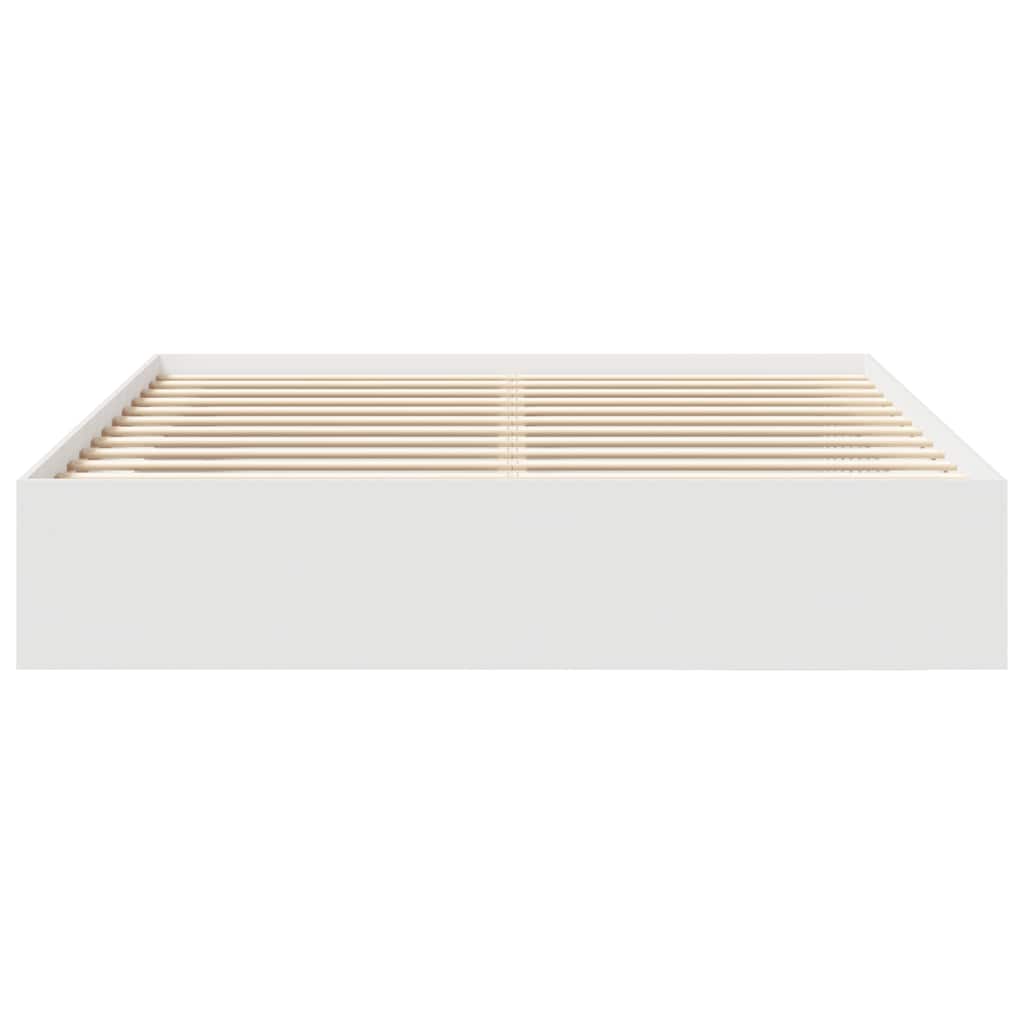 Cadre de lit sans matelas blanc 180x200 cm - XIOS