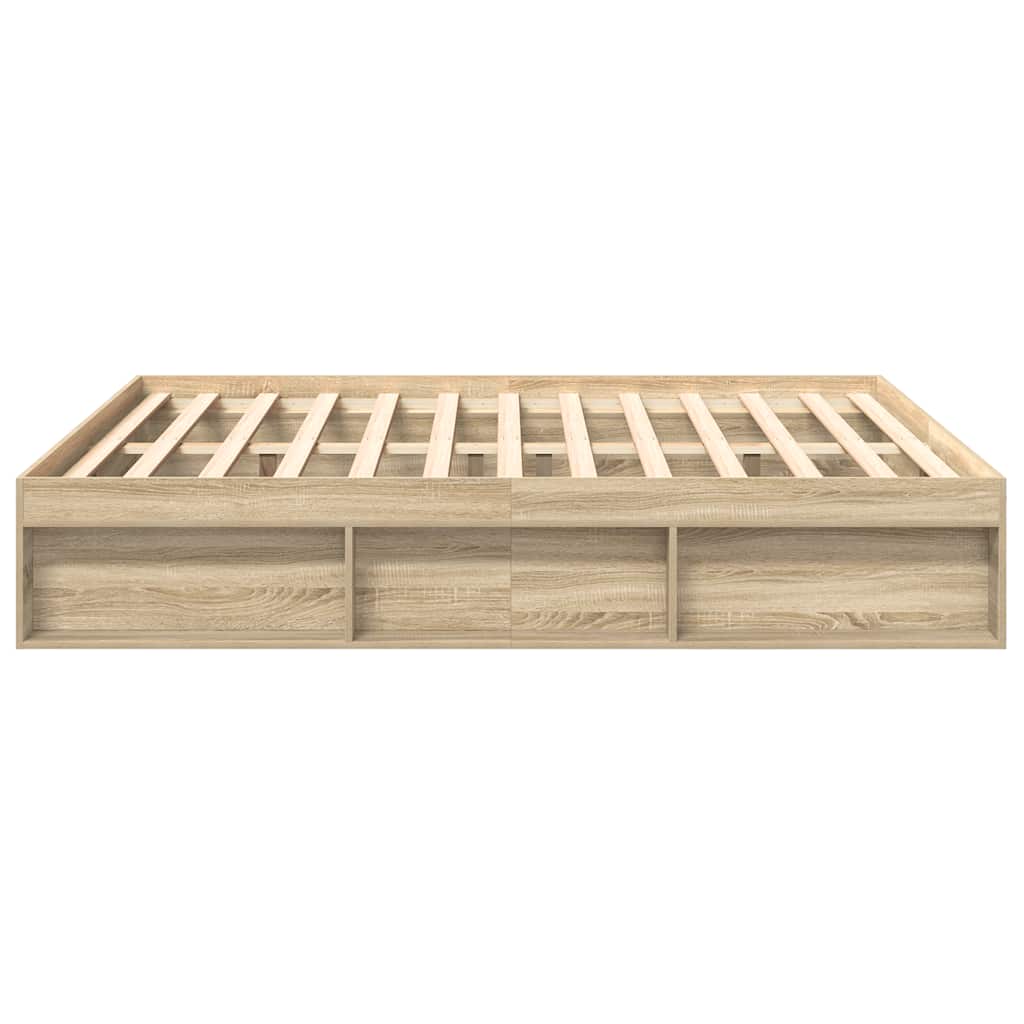Cadre de lit sans matelas chêne sonoma 180x200 cm - XIOS