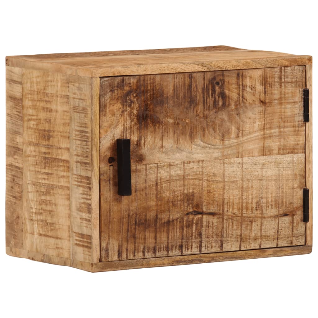 Table de chevet murale 40x30x25 cm bois de manguier massif - XIOS