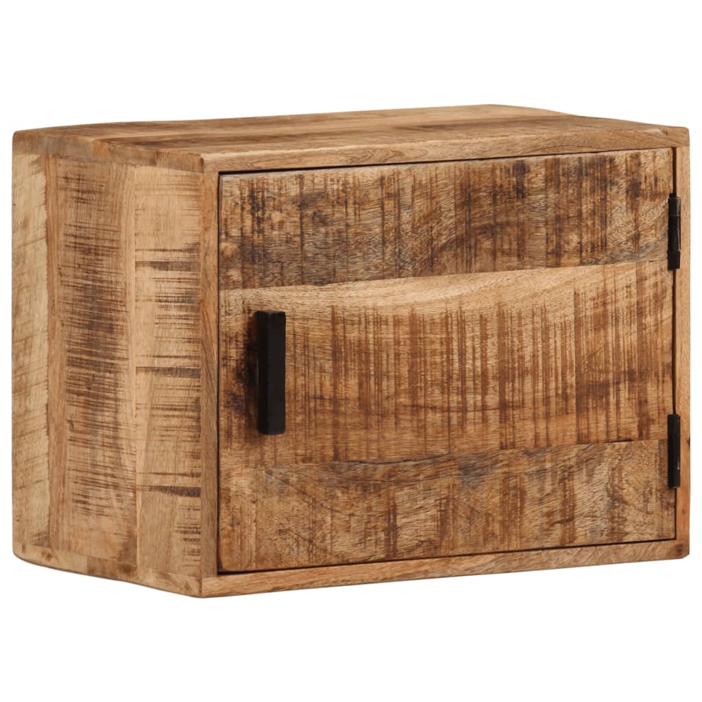 Table de chevet murale 40x30x25 cm bois de manguier massif - XIOS
