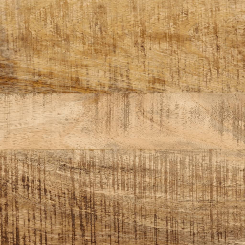 Table console 110x30x75 cm bois de manguier massif brut et fer - XIOS