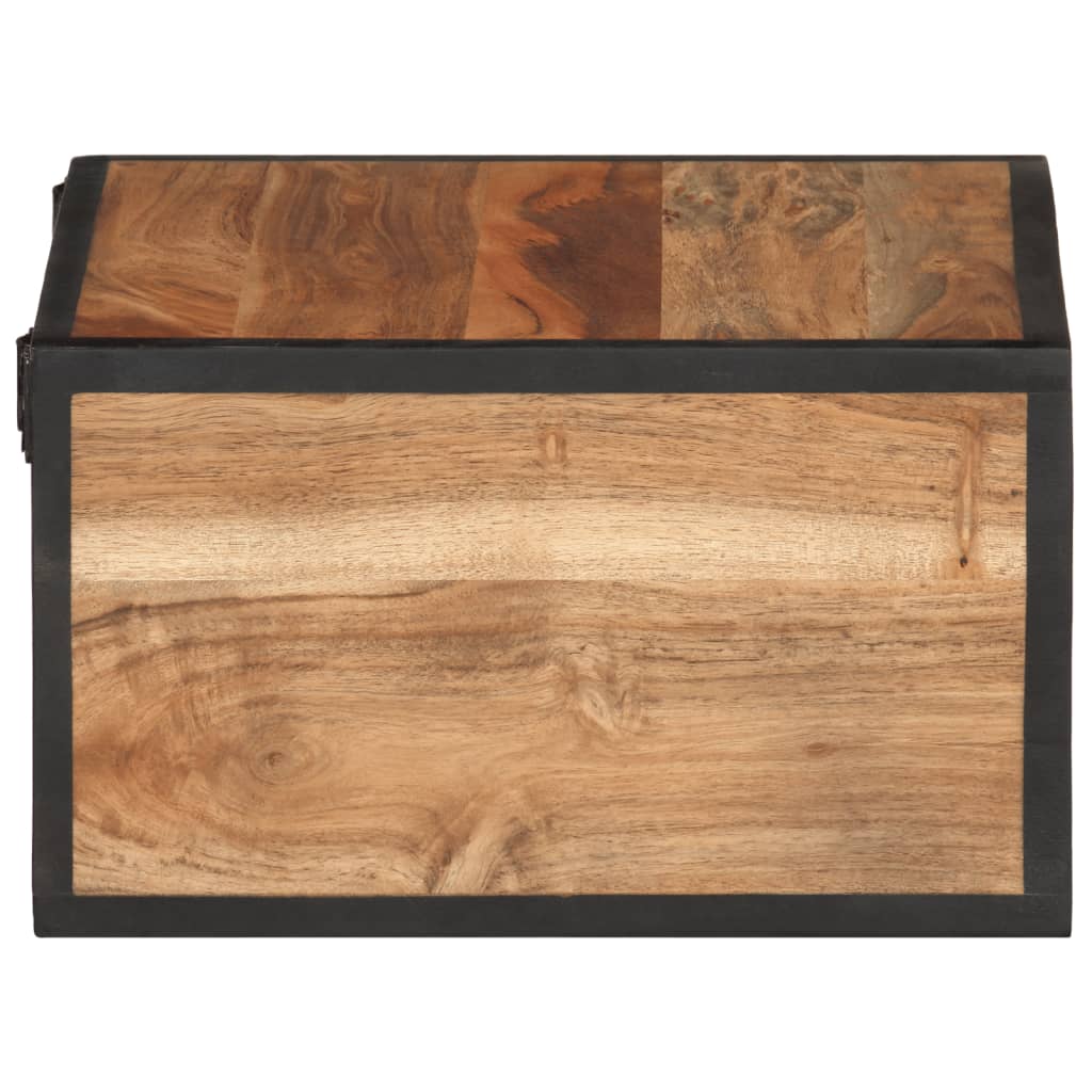 Table de chevet murale 35x35x20 cm bois massif d'acacia - XIOS
