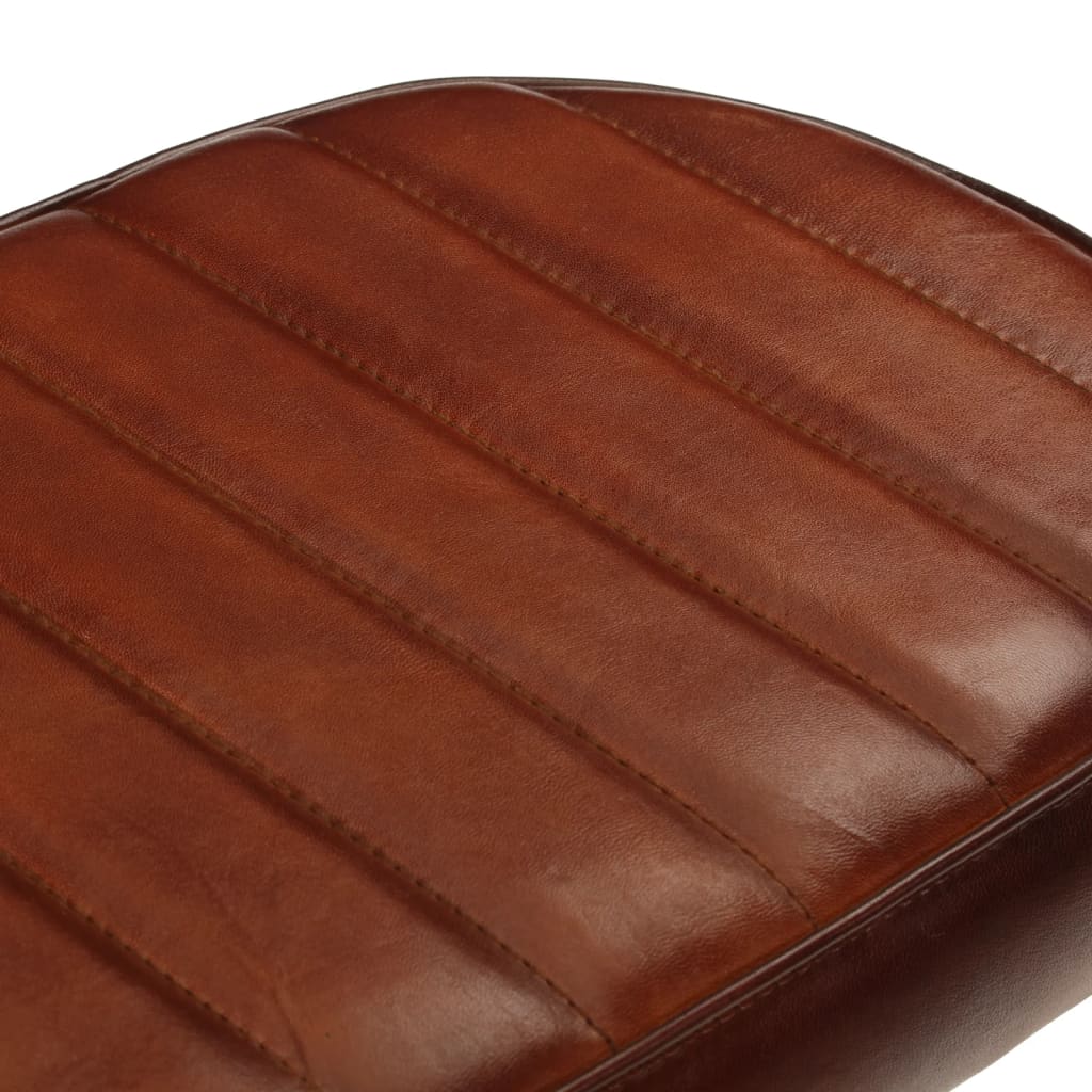 Tabourets de bar Gavin lot de 2 marron foncé 44x37,5x78 cm - XIOS