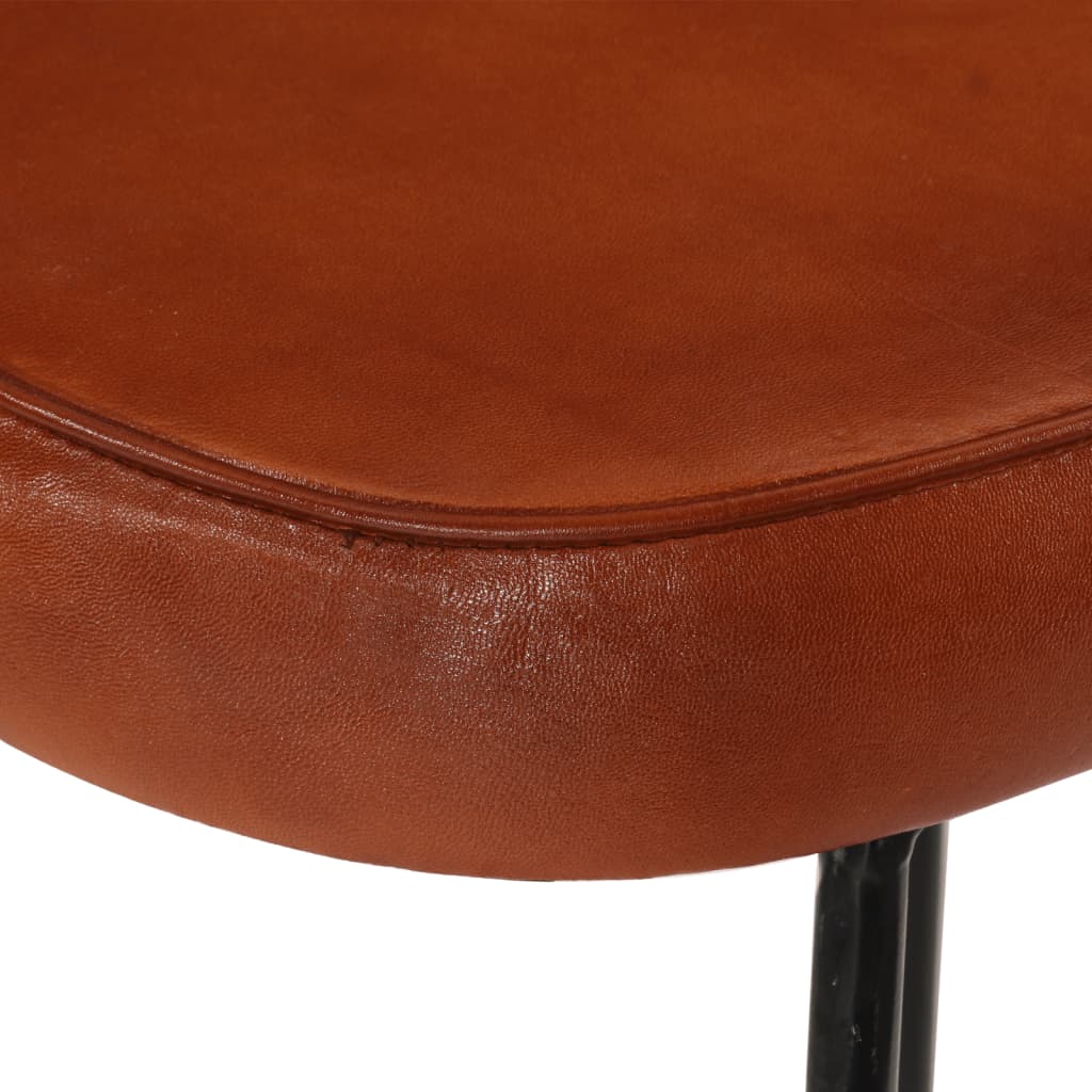 Tabourets de bar lot de 2 marron foncé 41x29x62 cm - XIOS