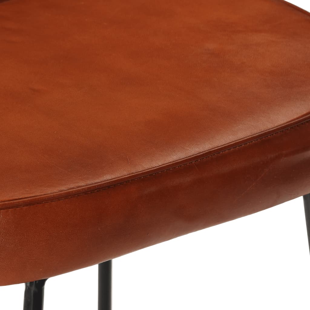 Tabourets de bar lot de 2 marron foncé 41x29x62 cm - XIOS