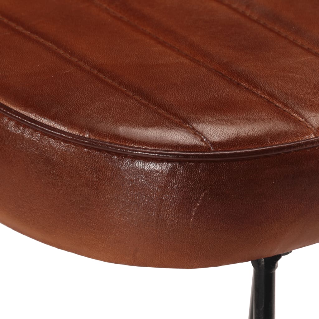 Tabourets de bar lot de 2 marron foncé 40x29,5x53 cm - XIOS