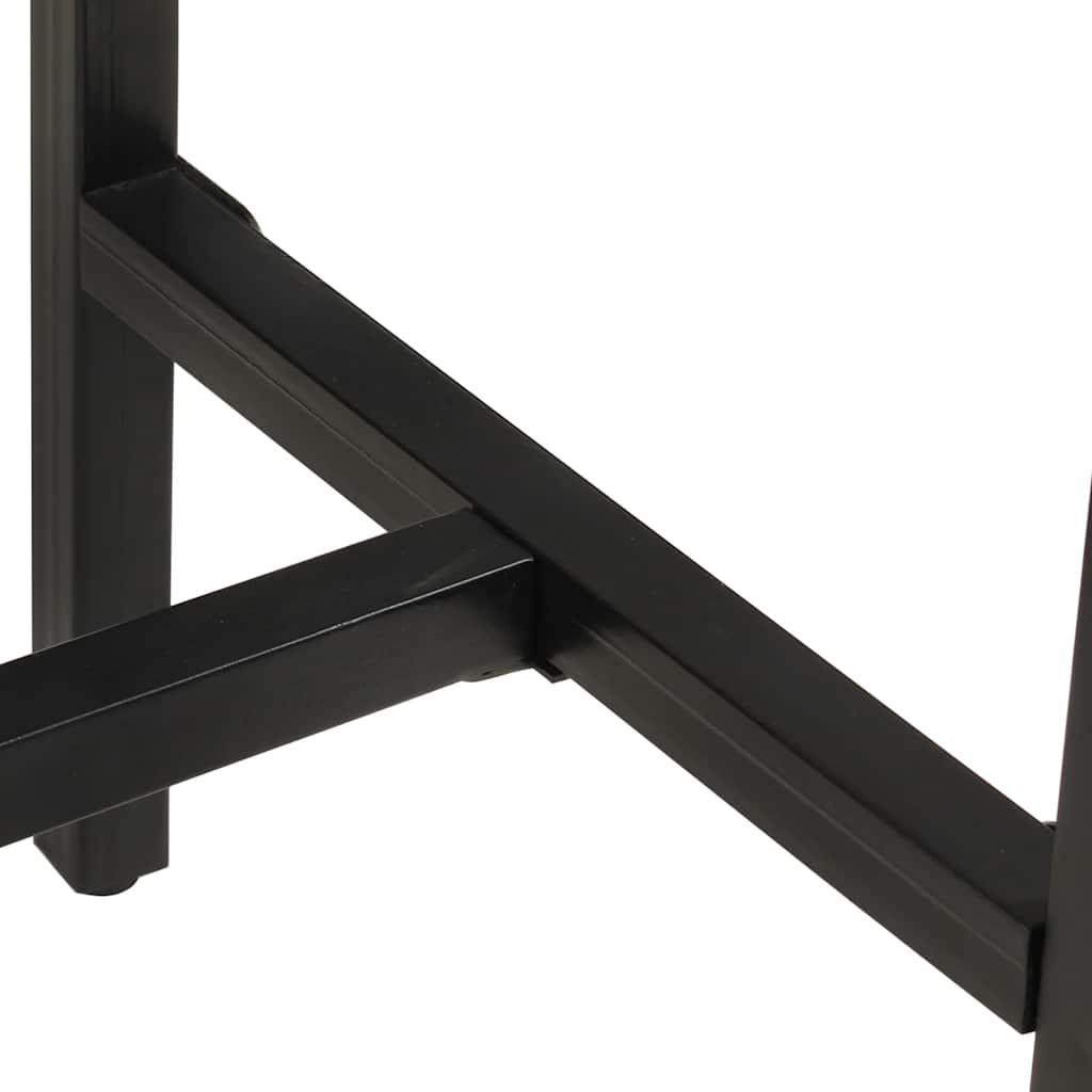 Table de bar 60x55x107 cm bois de manguier massif brut - XIOS