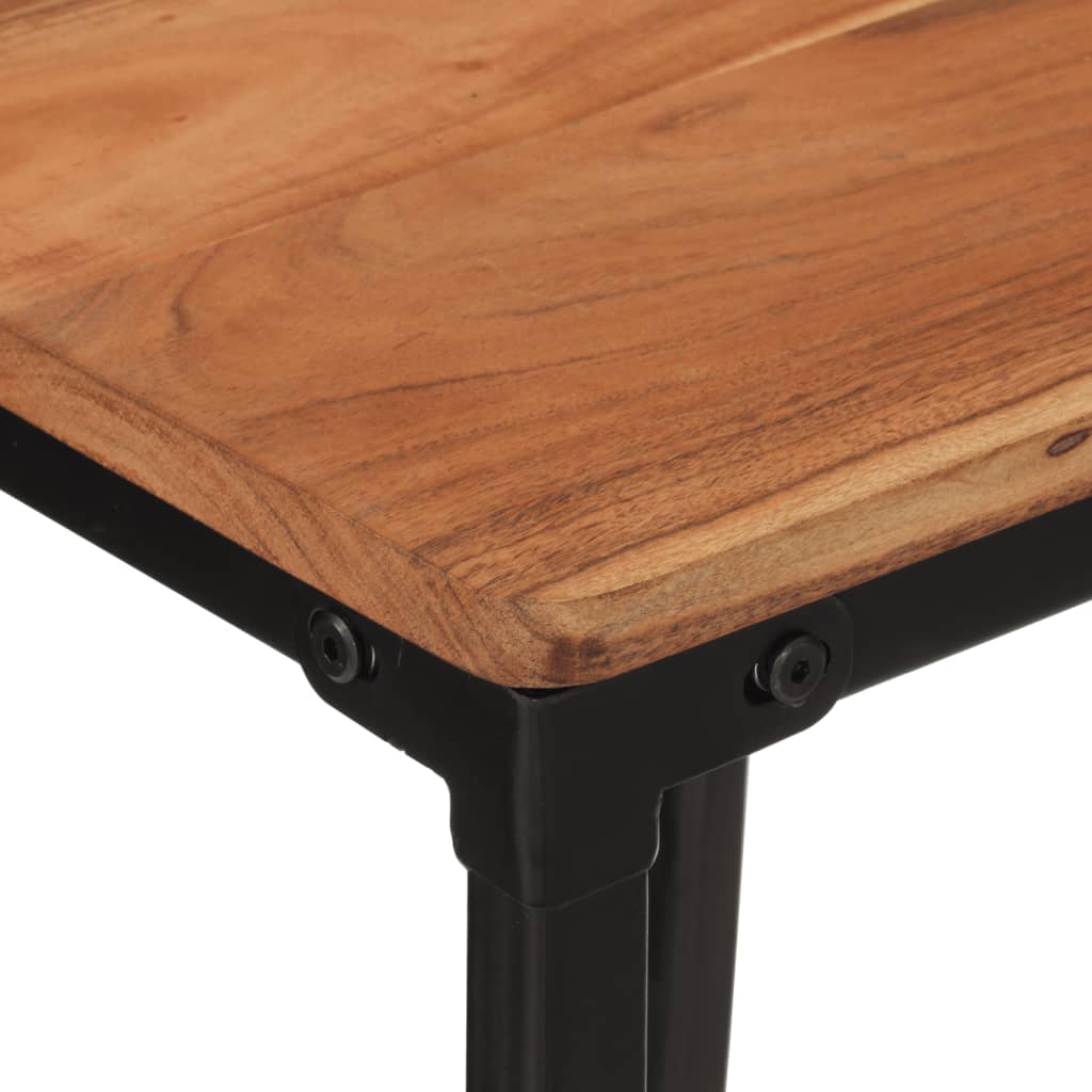 Chaises de bar lot de 4 bois d'acacia massif - XIOS