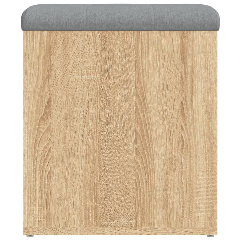 Banc de rangement Chêne Sonoma 42x42x45 cm Bois d'ingénierie - XIOS