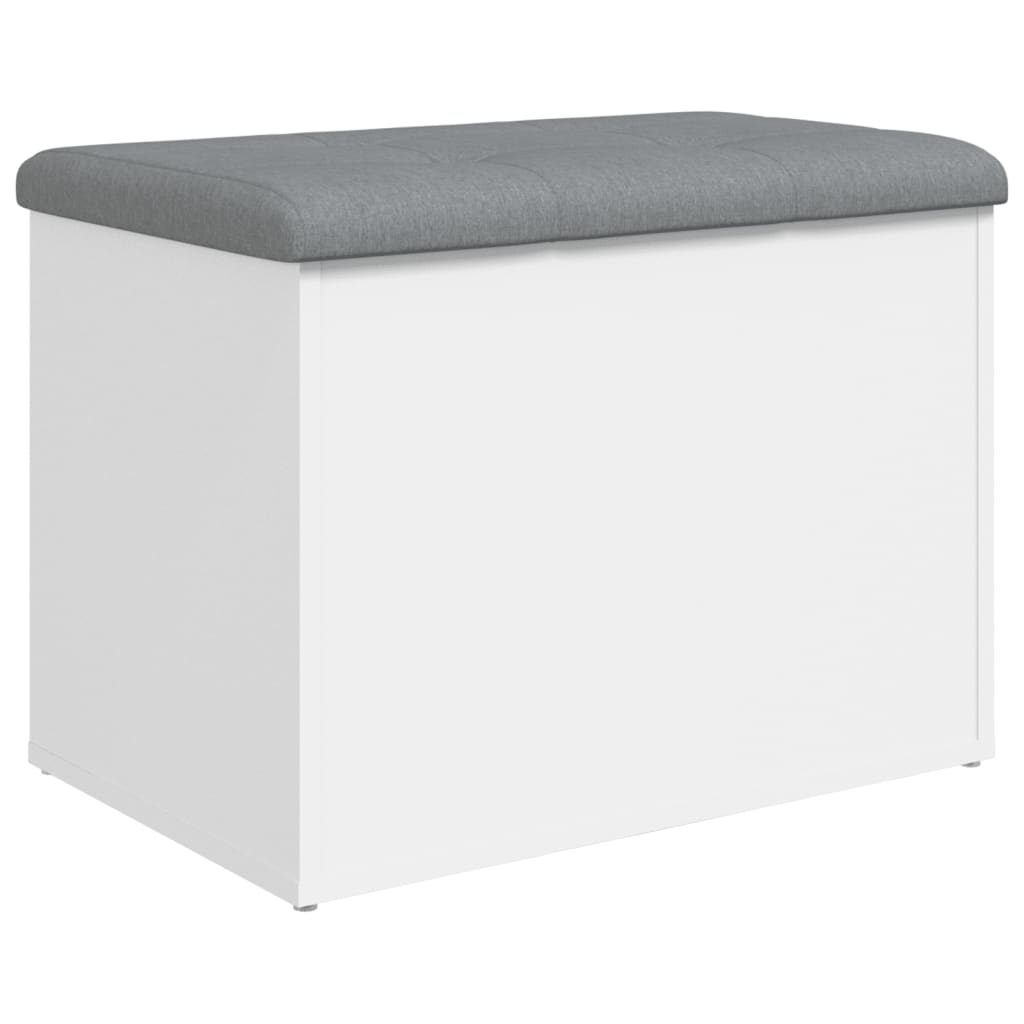 Banc de rangement Blanc 62x42x45 cm Bois d'ingénierie - XIOS