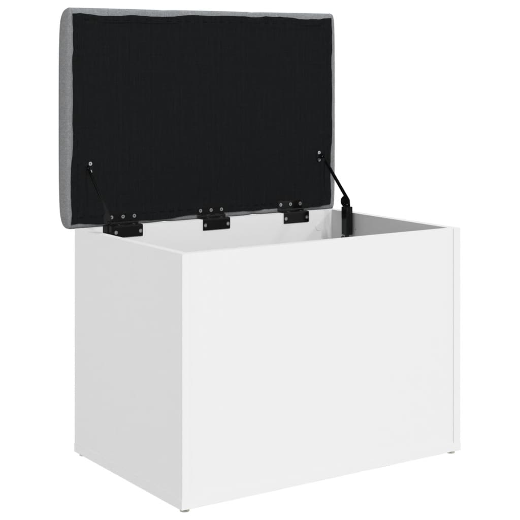 Banc de rangement Blanc 62x42x45 cm Bois d'ingénierie - XIOS