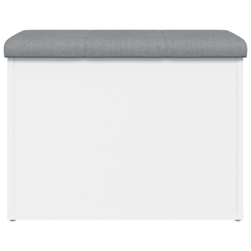 Banc de rangement Blanc 62x42x45 cm Bois d'ingénierie - XIOS