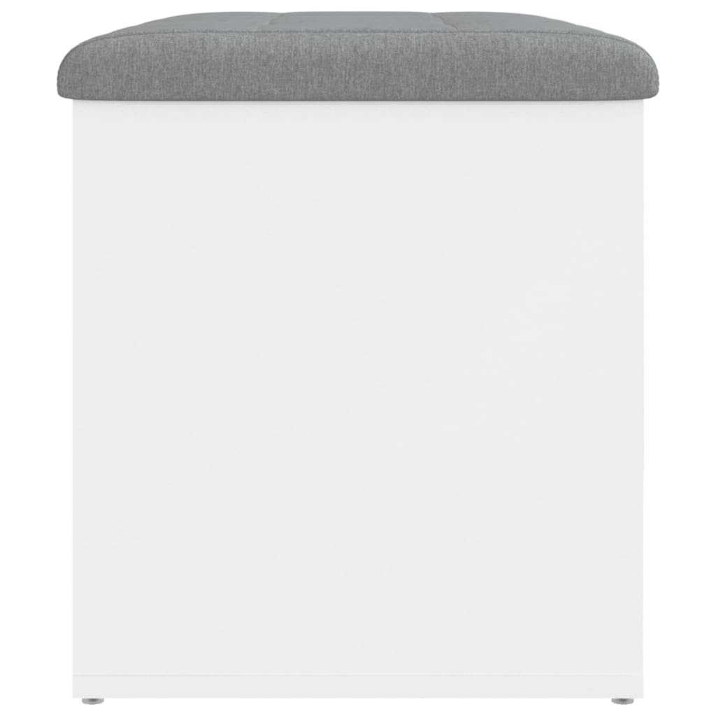 Banc de rangement Blanc 62x42x45 cm Bois d'ingénierie - XIOS
