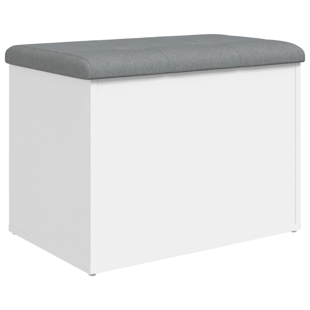Banc de rangement Blanc 62x42x45 cm Bois d'ingénierie - XIOS