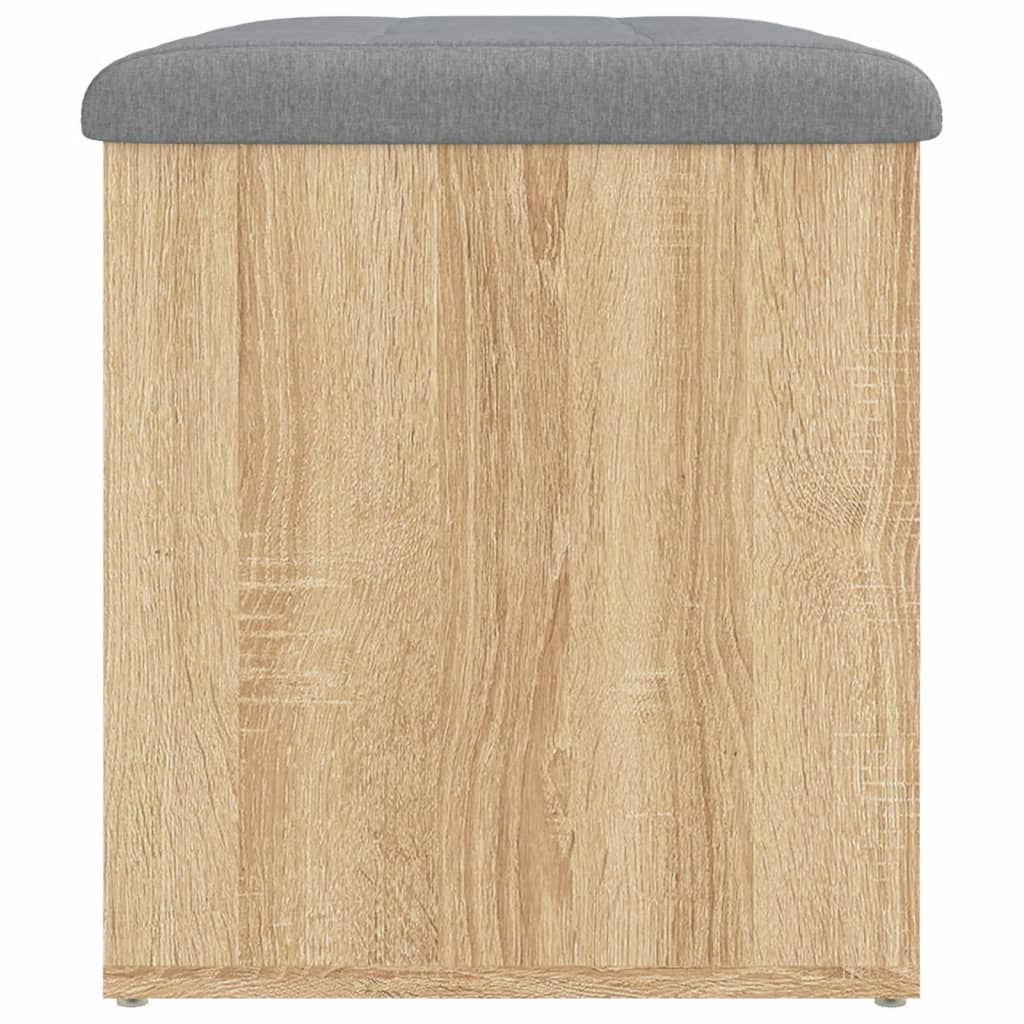 Banc de rangement chêne sonoma 62x42x45 cm bois d'ingénierie - XIOS
