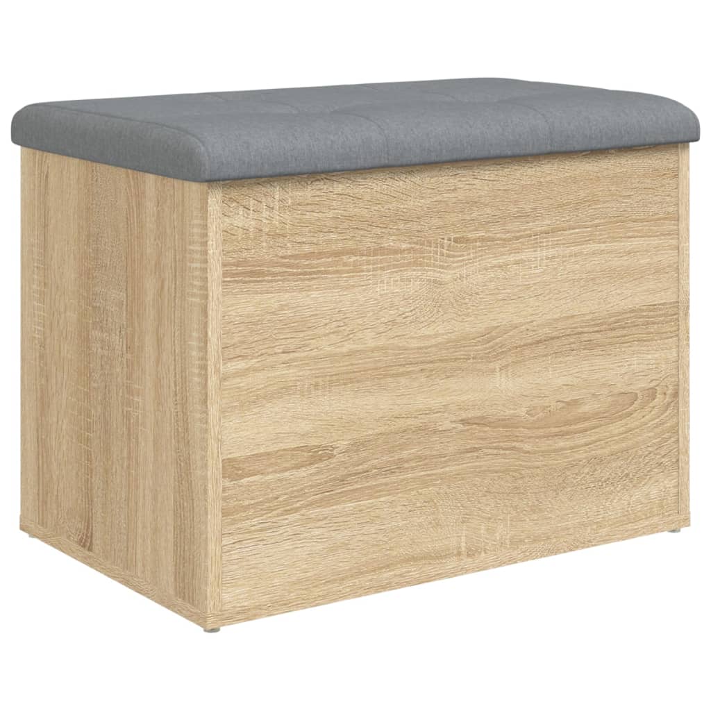Banc de rangement chêne sonoma 62x42x45 cm bois d'ingénierie - XIOS