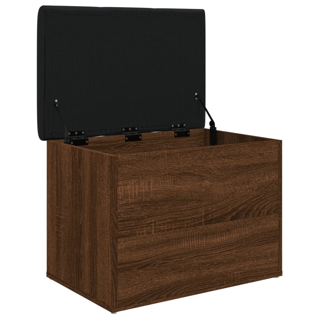 Banc de rangement chêne marron 62x42x45 cm bois d'ingénierie - XIOS