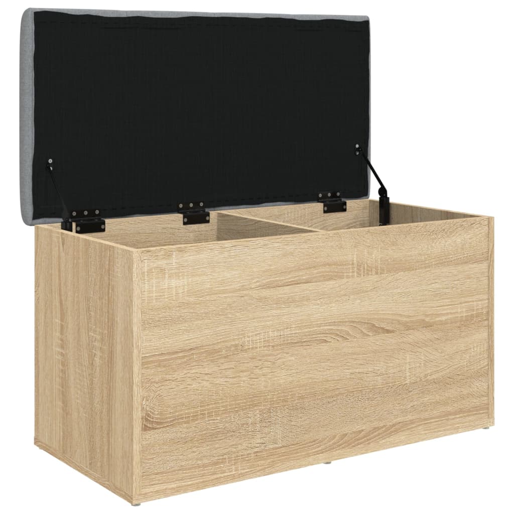 Banc de rangement Chêne Sonoma 82x42x45 cm Bois d'ingénierie - XIOS