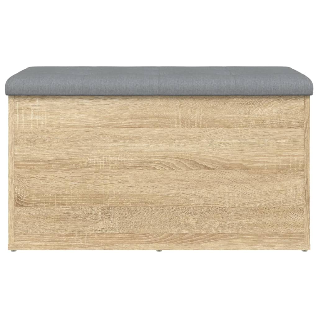 Banc de rangement Chêne Sonoma 82x42x45 cm Bois d'ingénierie - XIOS
