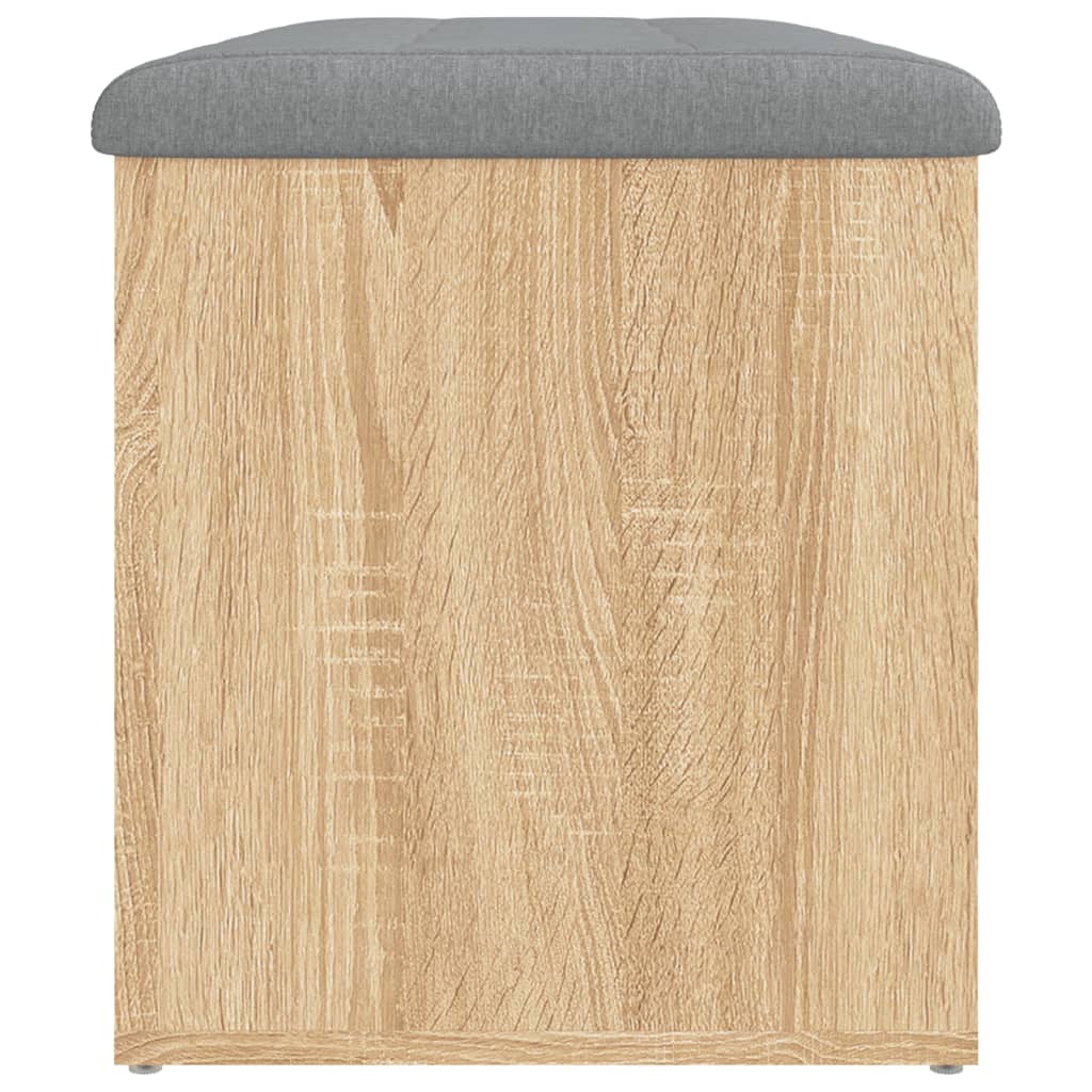Banc de rangement Chêne Sonoma 82x42x45 cm Bois d'ingénierie - XIOS