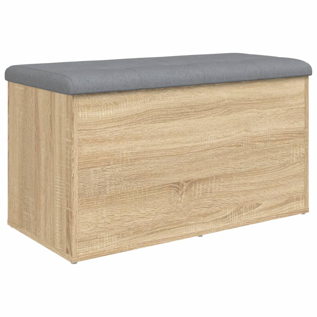 Banc de rangement Chêne Sonoma 82x42x45 cm Bois d'ingénierie - XIOS
