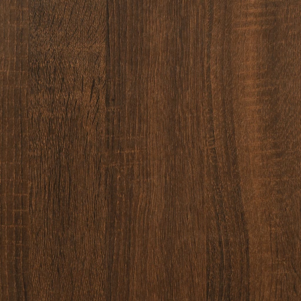 Banc de rangement chêne marron 62x42x46 cm bois d'ingénierie - XIOS