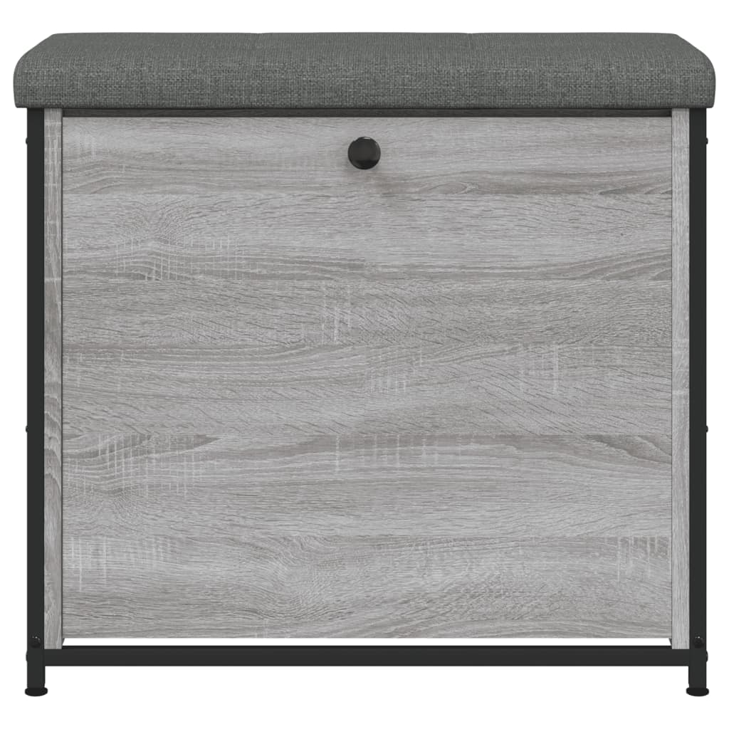 Banc à chaussures tiroir rabattable sonoma gris 62x32x56 cm - XIOS