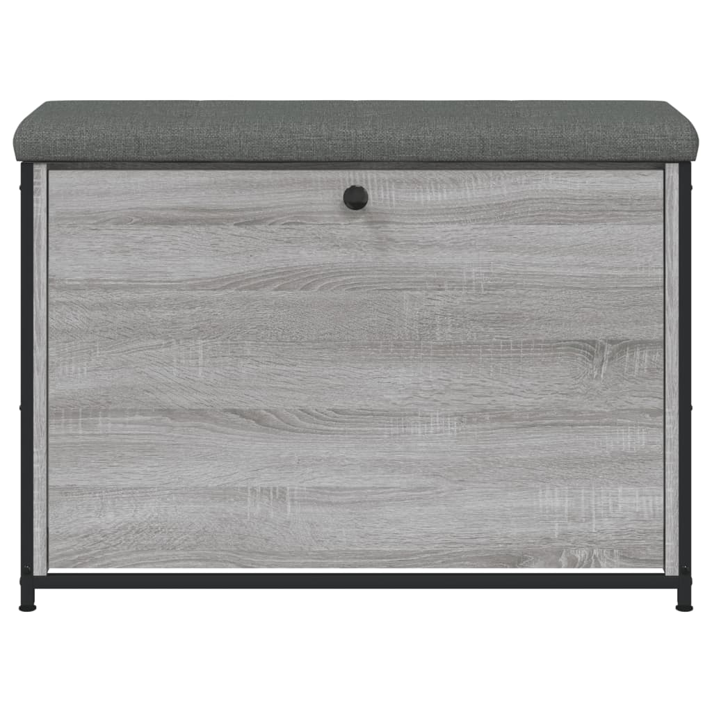 Banc à chaussures tiroir rabattable chêne sonoma 82x32x56 cm - XIOS