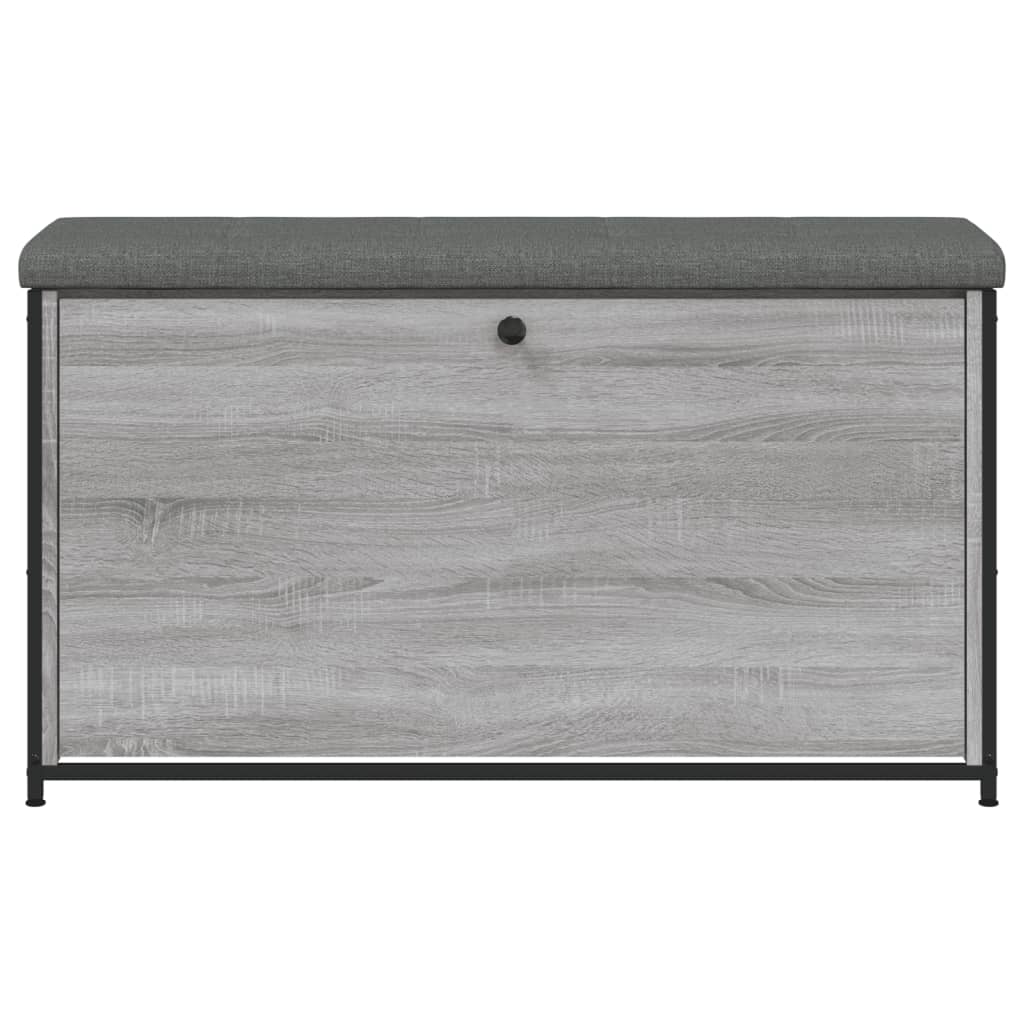 Banc à chaussures tiroir rabattable sonoma gris 102x32x56 cm - XIOS