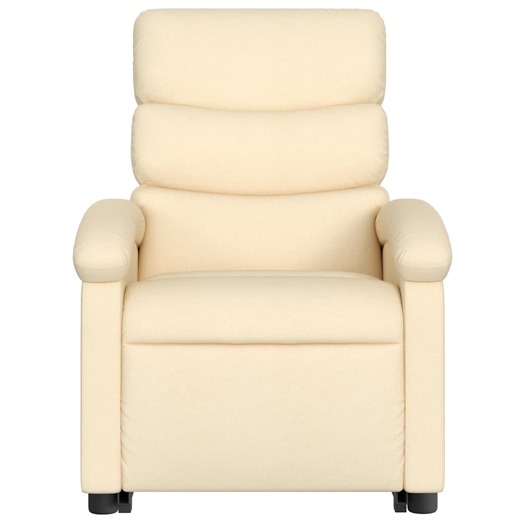 Fauteuil inclinable de massage Crème Tissu - XIOS