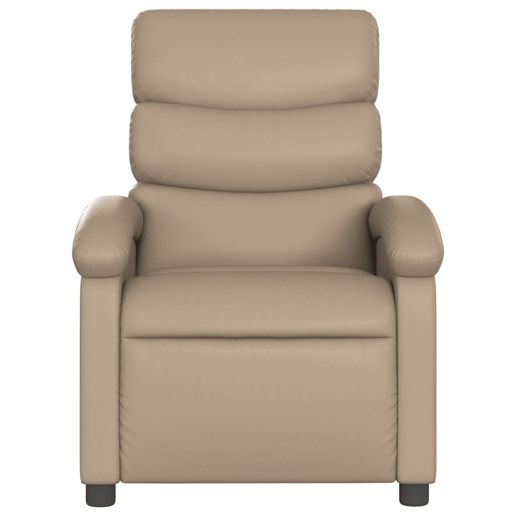 Fauteuil de massage inclinable électrique cappuccino similicuir - XIOS