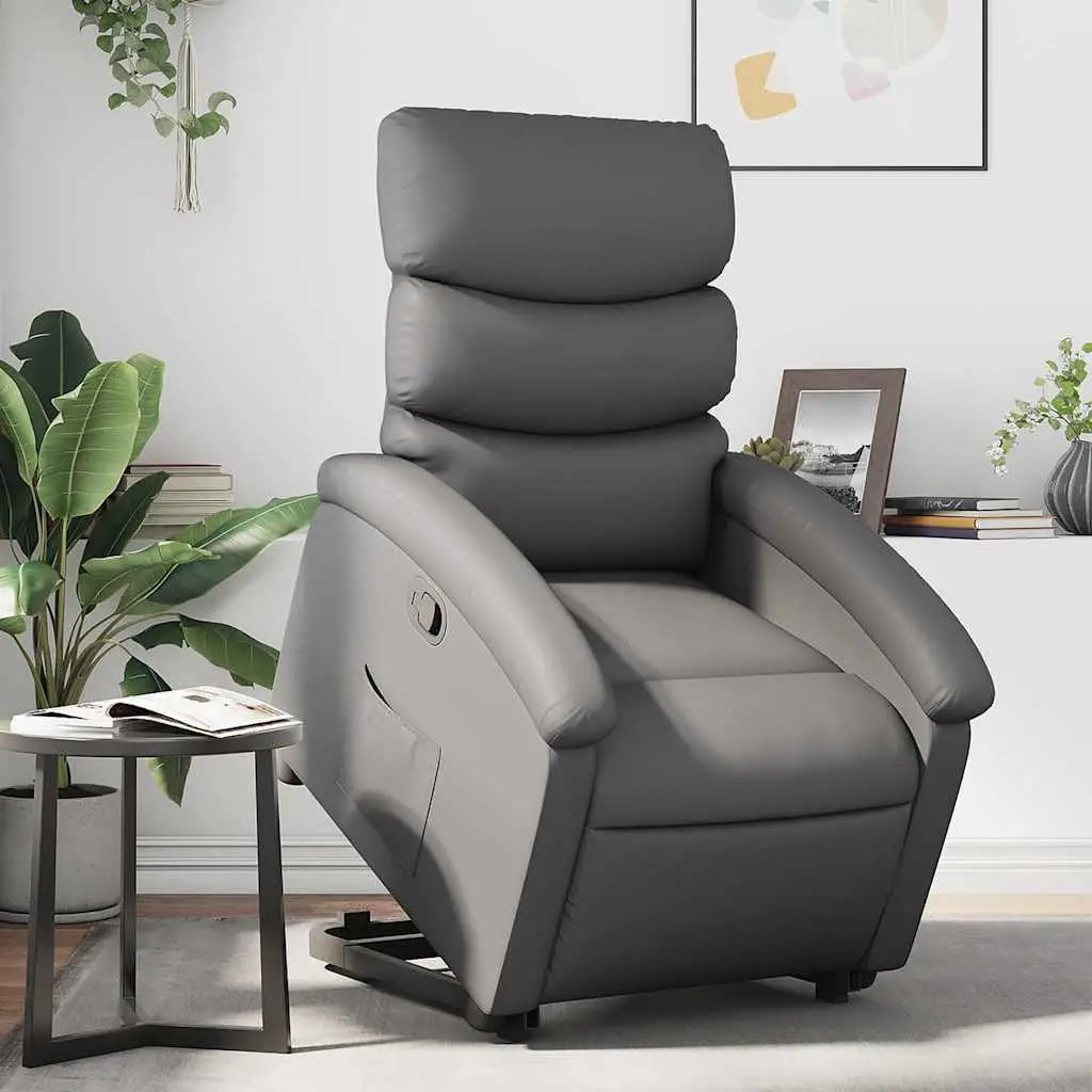 Fauteuil inclinable Gris Similicuir - XIOS