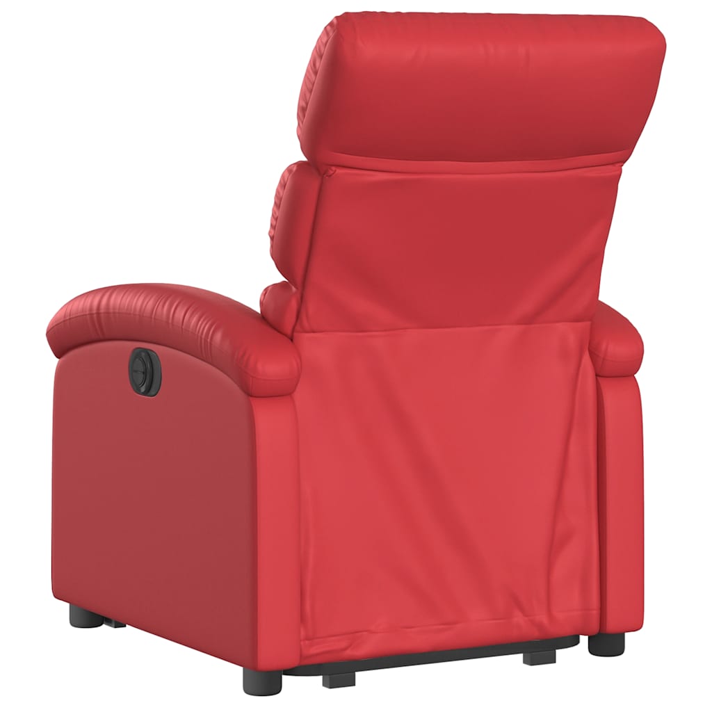 Fauteuil inclinable de massage Rouge Similicuir - XIOS