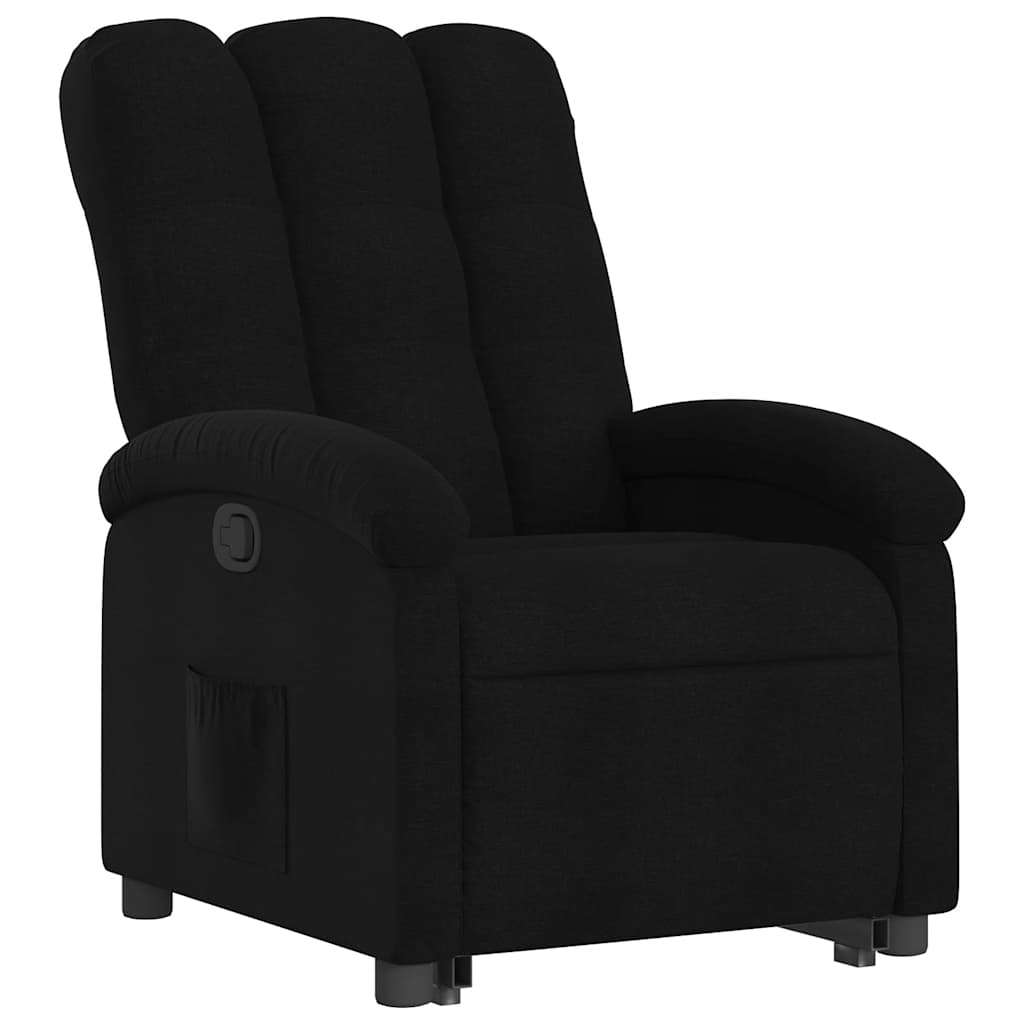 Fauteuil inclinable noir tissu - XIOS