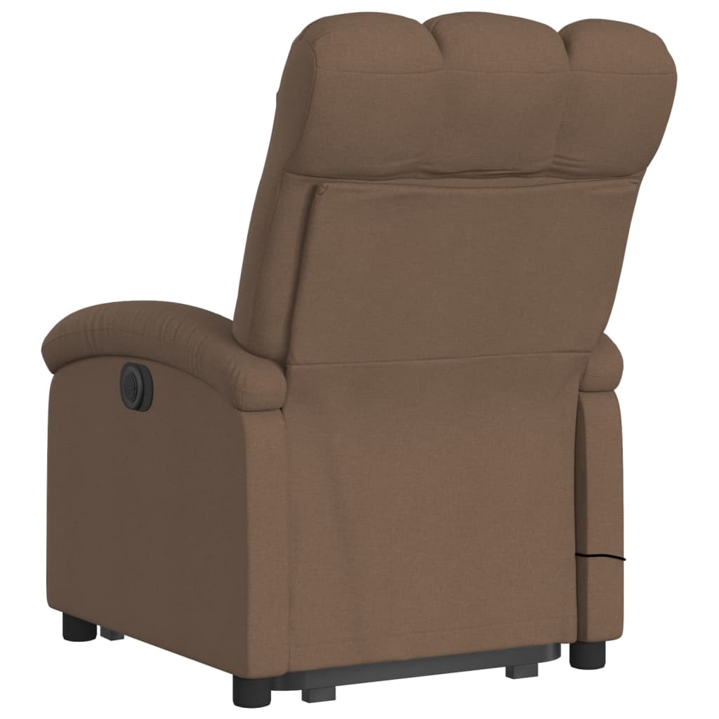 Fauteuil de massage inclinable Marron Tissu - XIOS