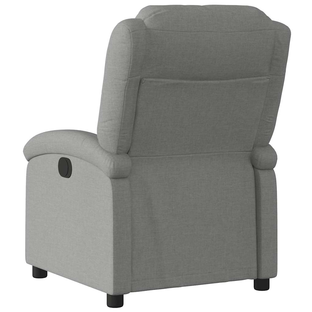 Fauteuil inclinable électrique Gris foncé Tissu - XIOS