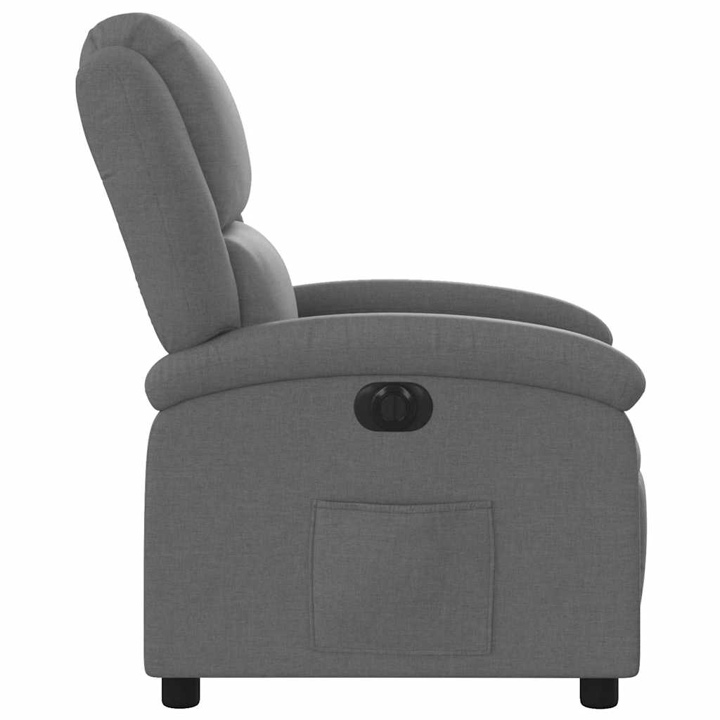 Fauteuil inclinable électrique Gris foncé Tissu - XIOS