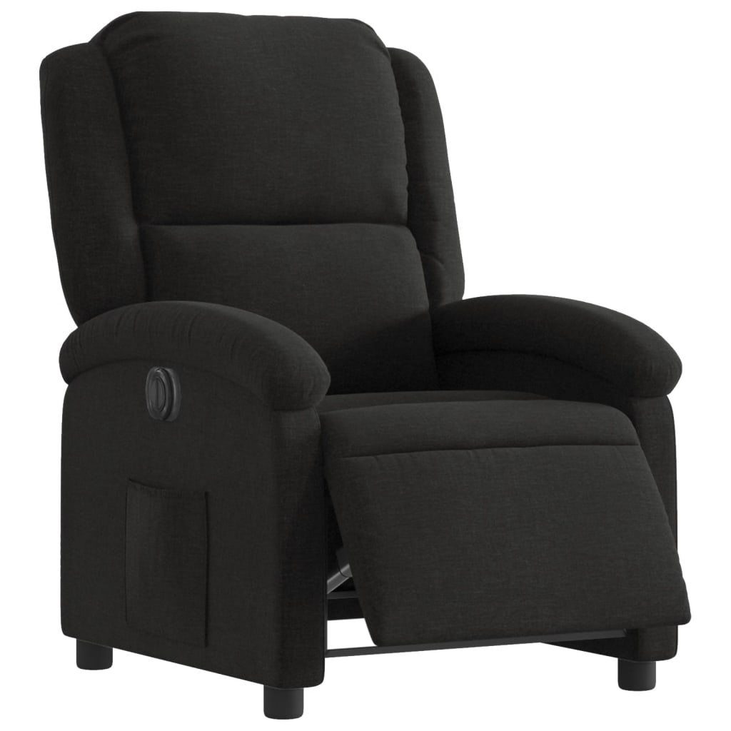 Fauteuil inclinable électrique Noir Tissu - XIOS
