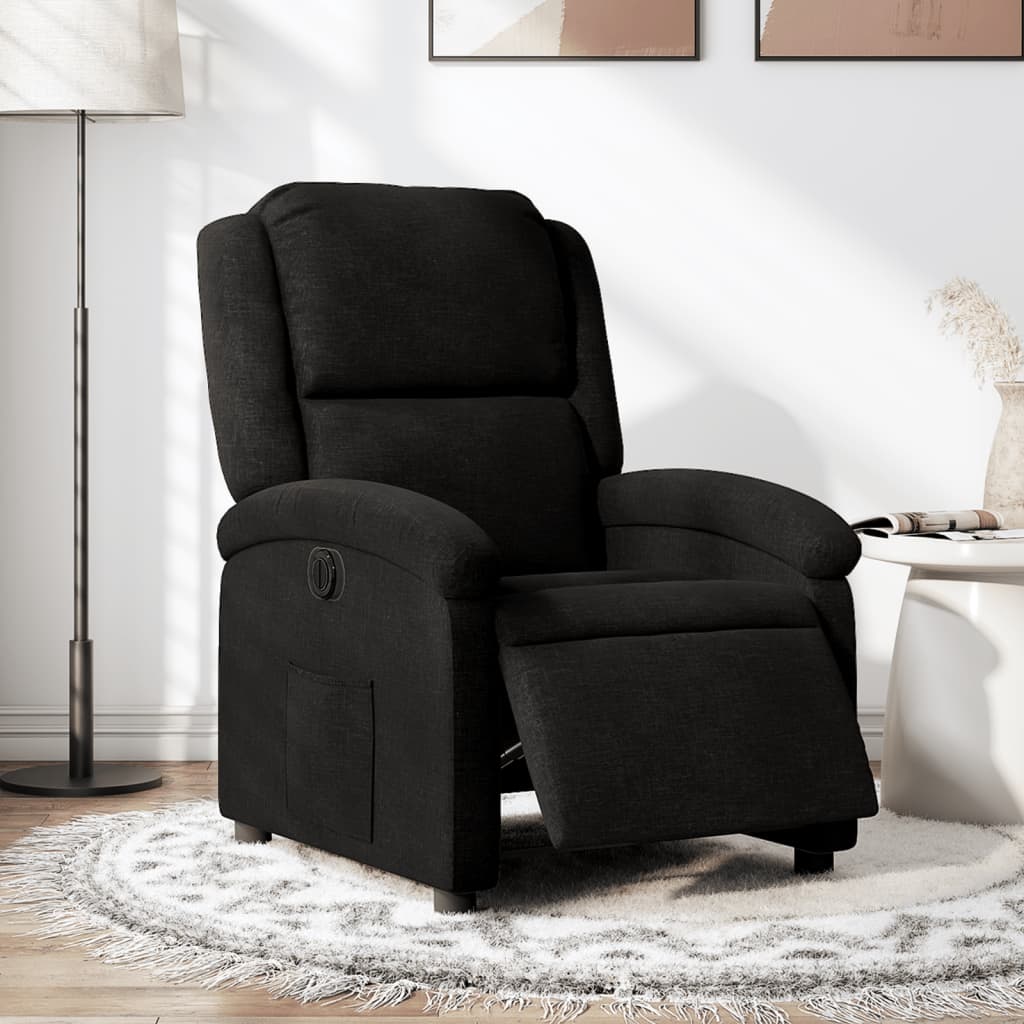 Fauteuil inclinable électrique Noir Tissu - XIOS