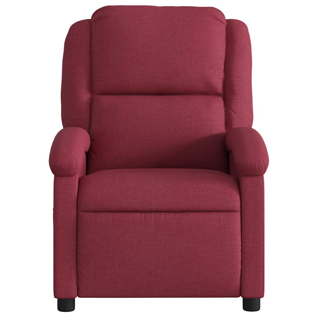Fauteuil inclinable électrique Rouge bordeaux Tissu - XIOS