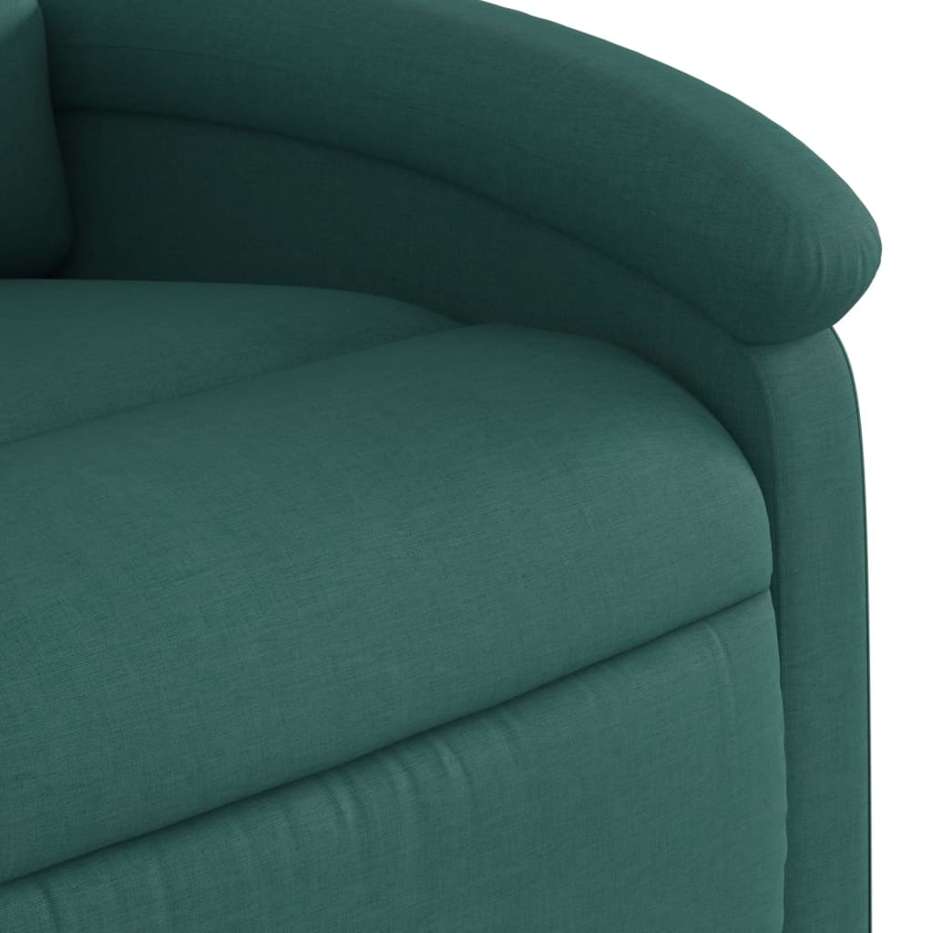 Fauteuil inclinable électrique Vert foncé Tissu - XIOS