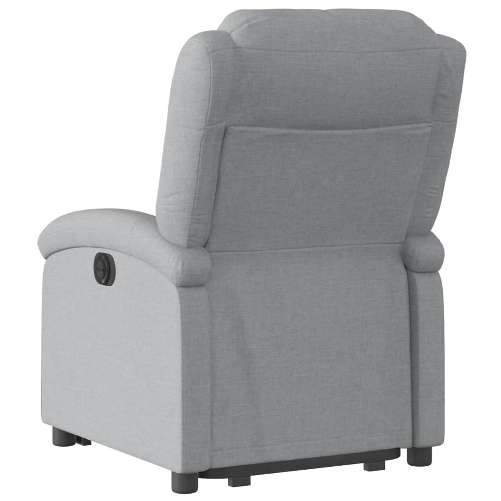 Fauteuil inclinable Gris clair Tissu - XIOS