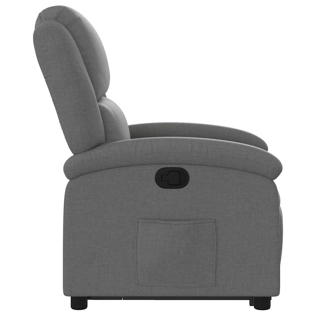 Fauteuil inclinable Gris foncé Tissu - XIOS