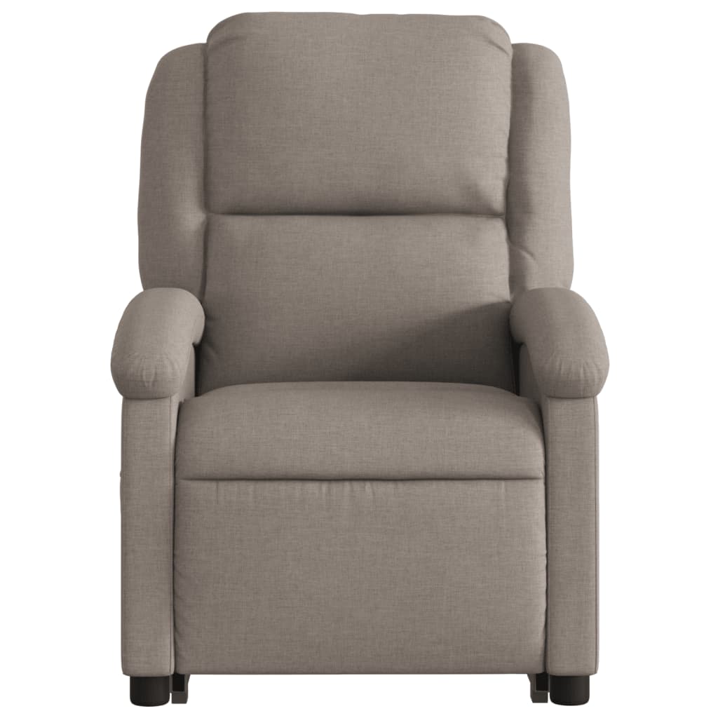 Fauteuil inclinable taupe tissu - XIOS