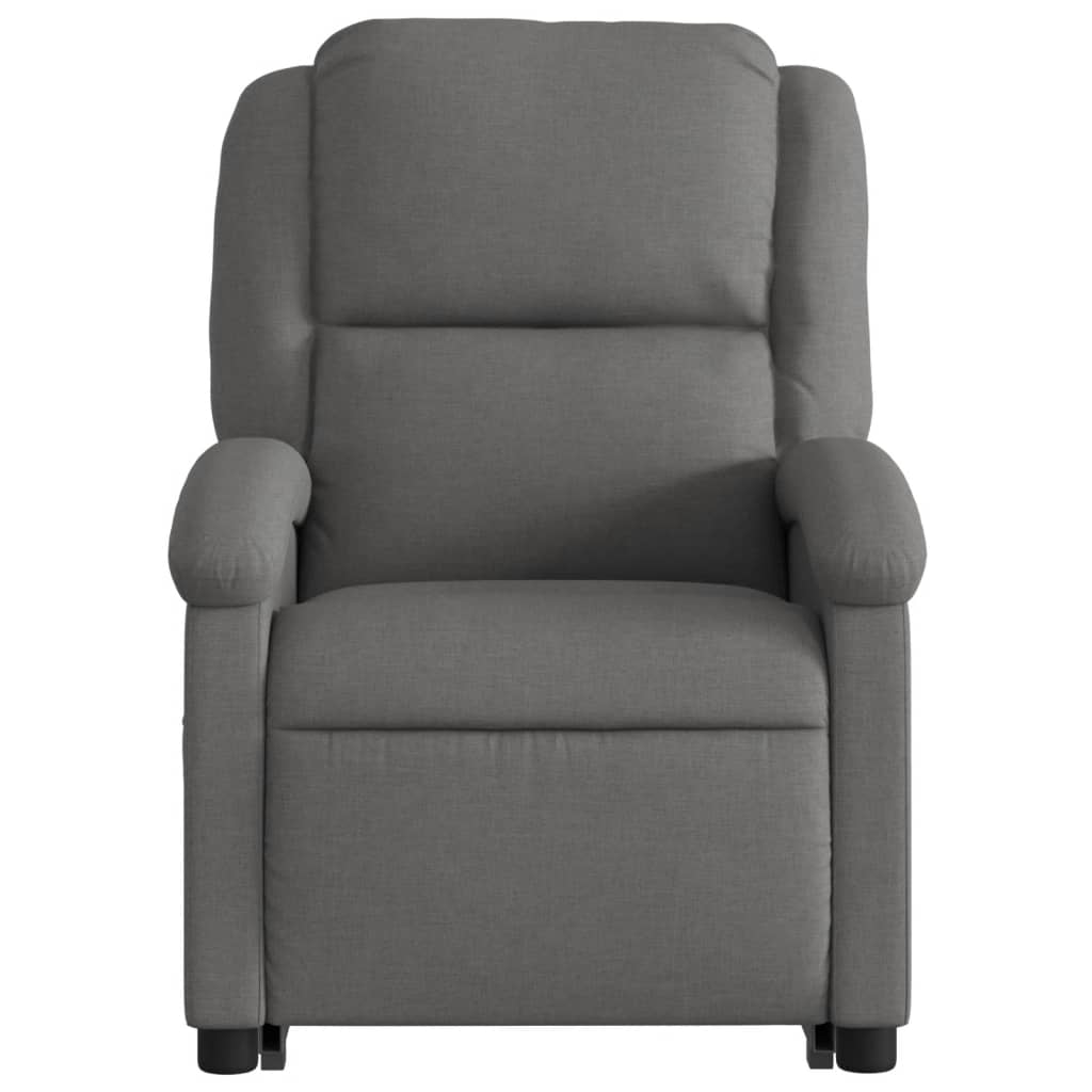 Fauteuil inclinable électrique gris foncé tissu - XIOS