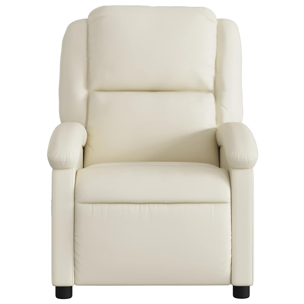 Fauteuil inclinable électrique Crème Similicuir - XIOS