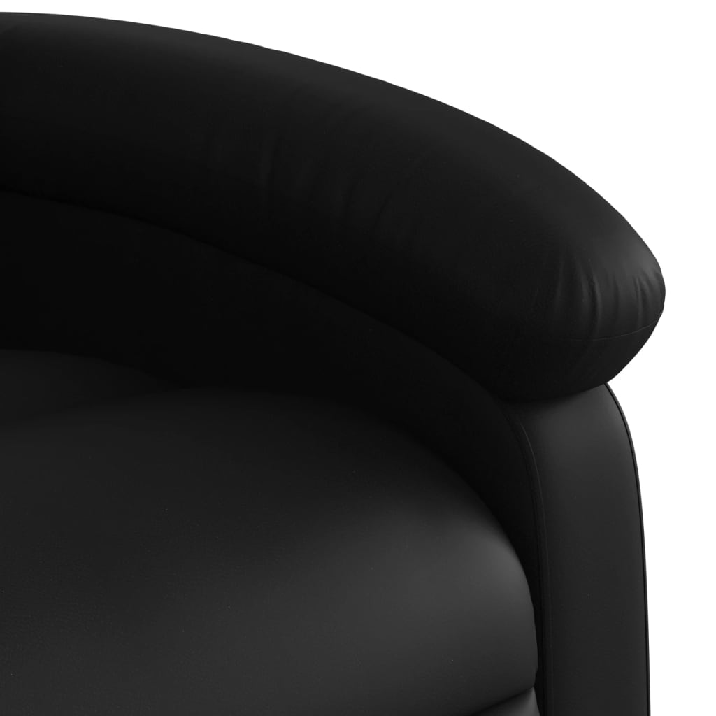 Fauteuil de massage inclinable électrique noir similicuir - XIOS