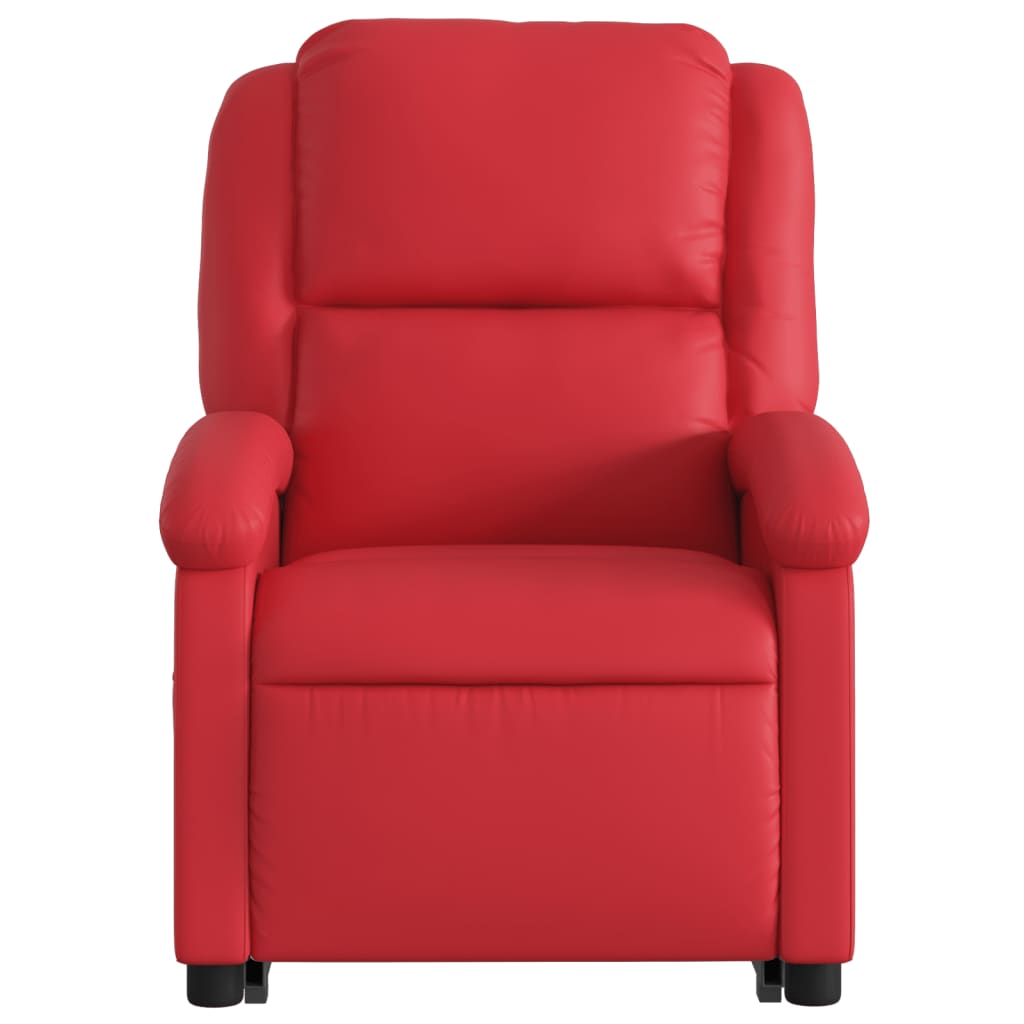 Fauteuil inclinable de massage Rouge Similicuir - XIOS