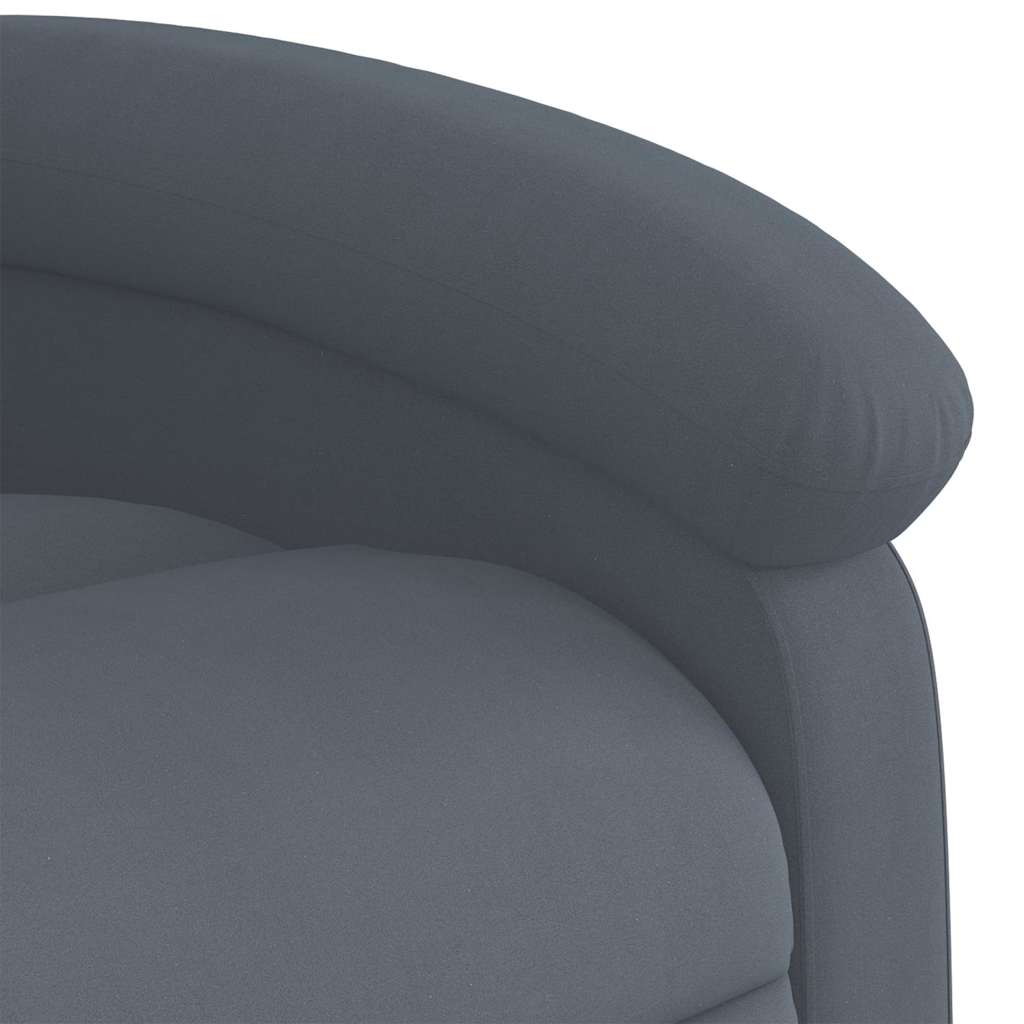 Fauteuil inclinable électrique Gris foncé Velours - XIOS