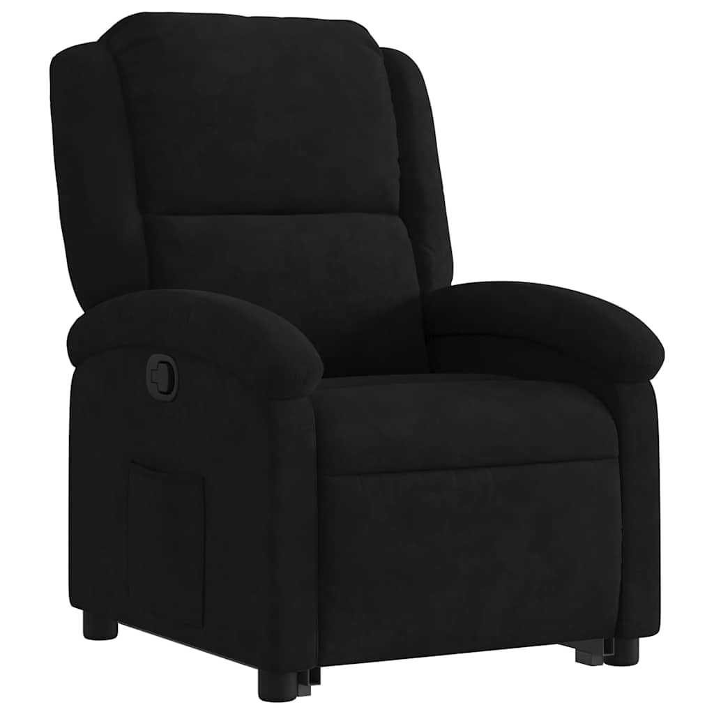 Fauteuil inclinable Noir Velours - XIOS